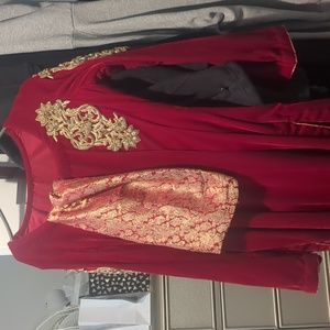 Velvet Pakistani/indian wedding wear